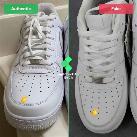 how to spot fake air nike|nike air force 1 check.